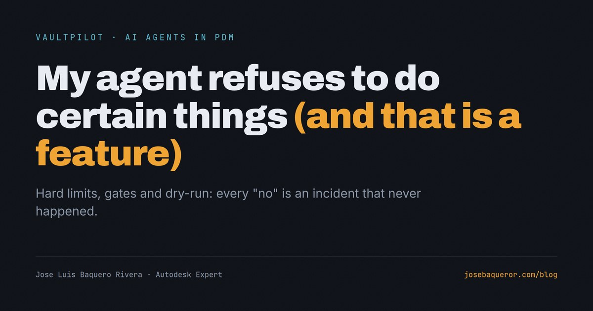 My agent refuses to do certain things (and that is a feature)