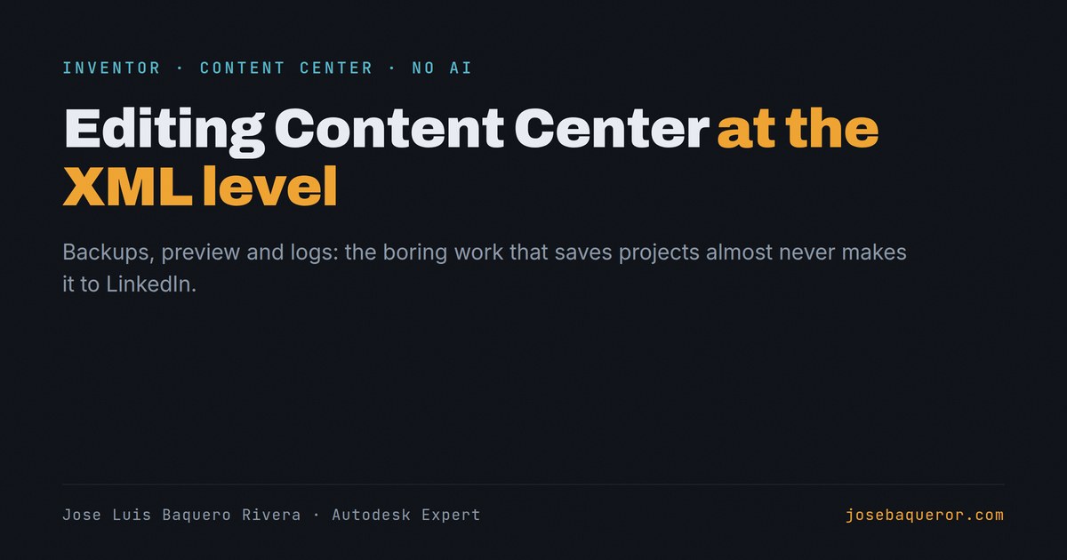 Editing Content Center at the XML level
