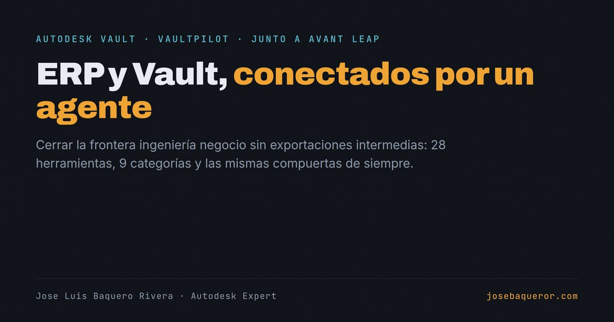 ERP y Vault, conectados por un agente