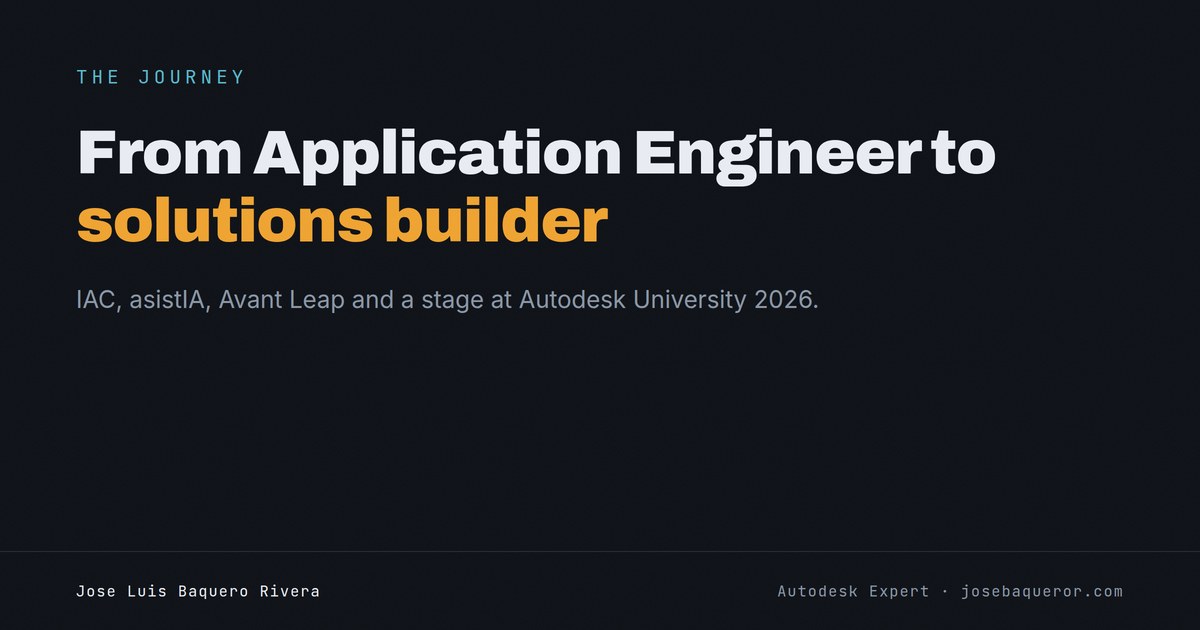 From Application Engineer to solutions builder