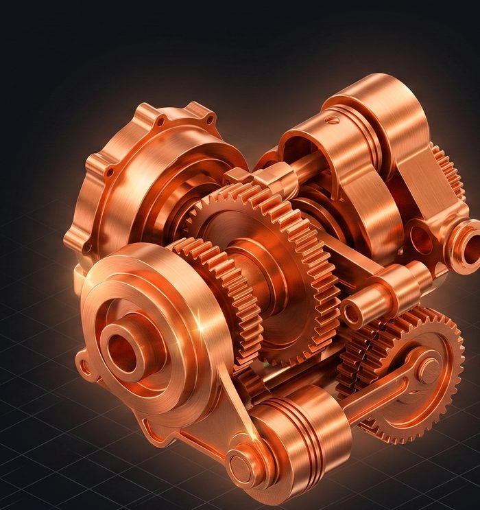 Ensamble mecánico de ingeniería construido a medida